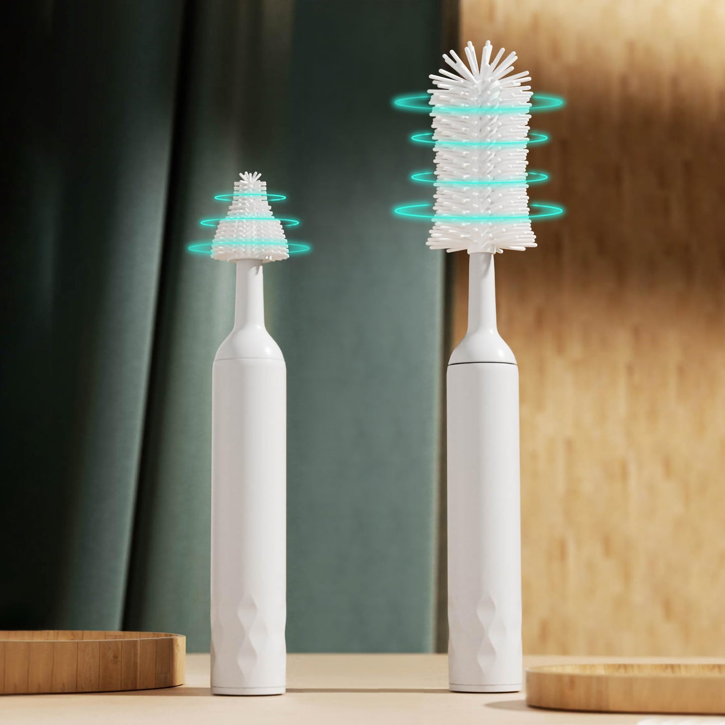 Electric Bottle Cleaner Brush for Baby Bottles - Electric Bottle Brush Cleaner Baby Bottle Washer with Nipple Brush and Straw Cleaner Brush - Take Care of Your Family with Electric Baby Bottle Brush
