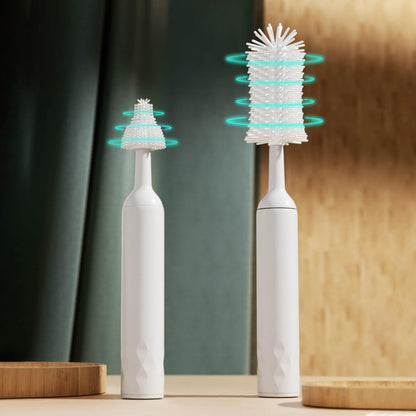 Electric Bottle Cleaner Brush for Baby Bottles - Electric Bottle Brush Cleaner Baby Bottle Washer with Nipple Brush and Straw Cleaner Brush - Take Care of Your Family with Electric Baby Bottle Brush