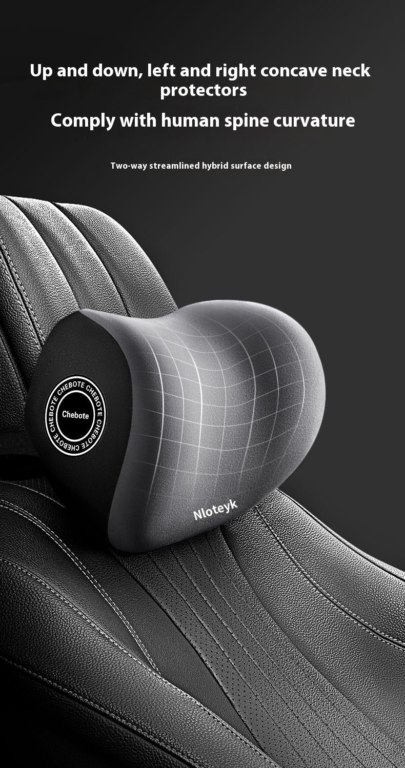 Car Memory Foam Headrest & Waist Cushion