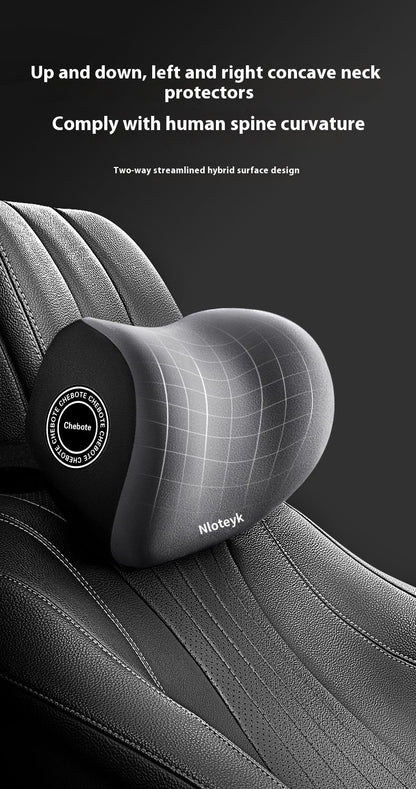 Car Memory Foam Headrest & Waist Cushion