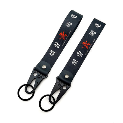 JDM Culture Keychain Wrist Strap with Digital Print 19.5cm x 2.5cm