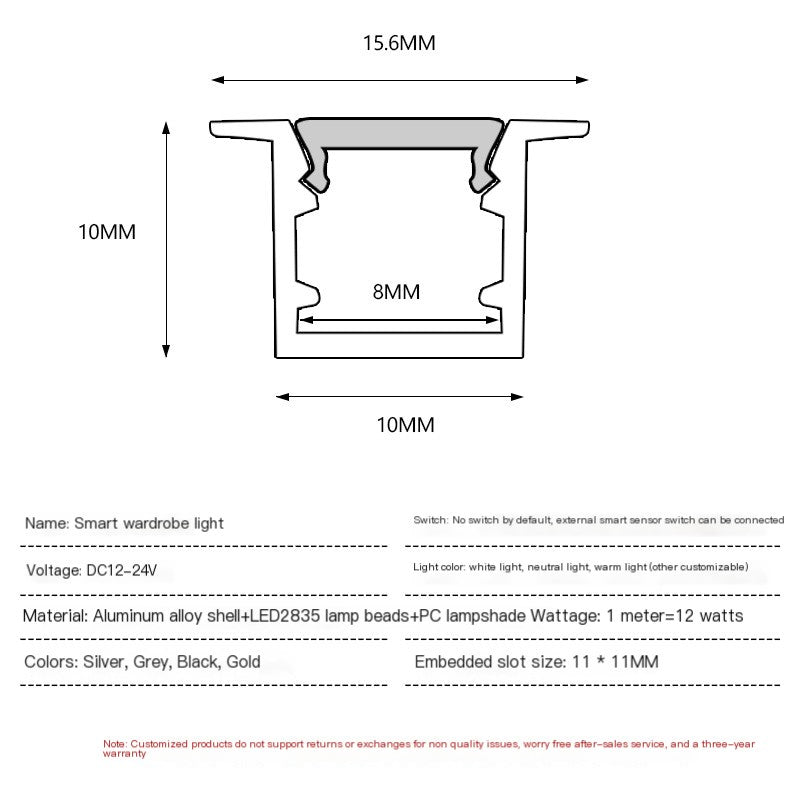 LED Strip Lights for Cabinets with Smart Sensor