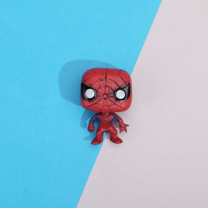 Creative Marvel Q-Version Hero Figurines DIY Decor
