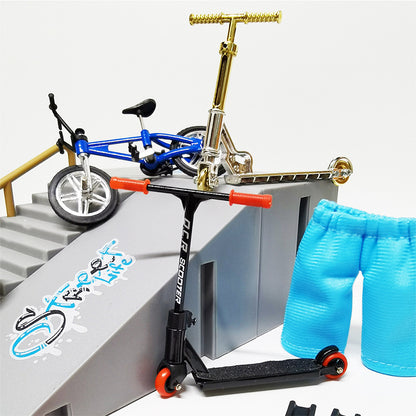 Finger Skatepark Ramp Set for BMX and Skateboard
