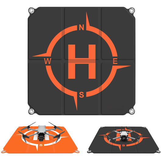 Drone Landing Pad Foldable (2x3 Fast-Fold)(22in/55cm) Double-Sided Waterproof Helipad for DJI Flip/Mini 4 Pro/AIR 3S/Neo/Mini 4k/Mini 3/Mini 2 se/Avata 2/Mavic Drone Accessories