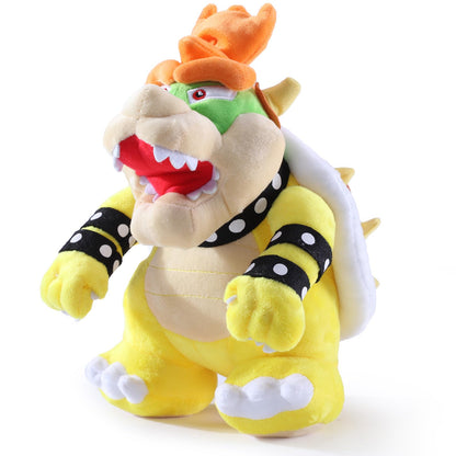 EQUASIS Bowser PlushBowser Stuffed Animal Mario All Star Collection 10 Inch Yellow– Sweet Gift for Mario Fans and Kids