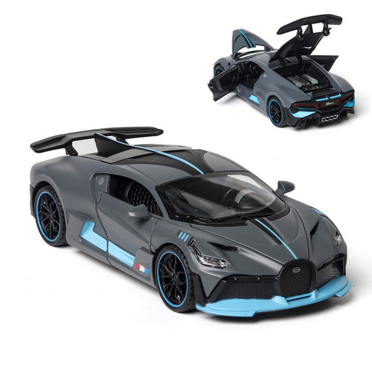 1:32 Bugatti Die-Cast Racing Car Model with Sound & Light