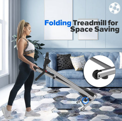 Motorized Folding Treadmill exercise fitness