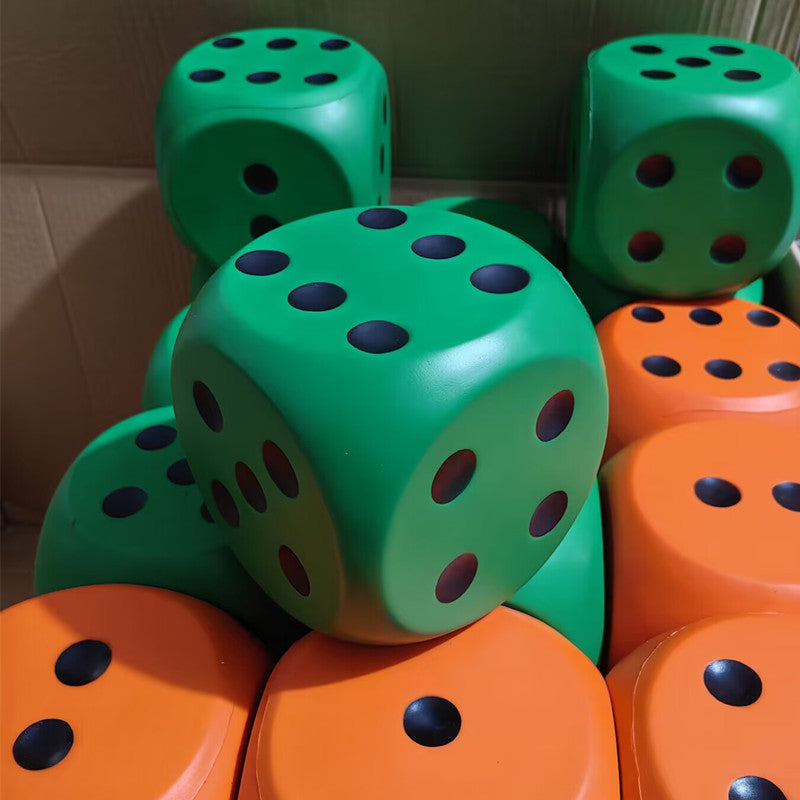 Large Sponge Dice 15cm - Flexible PU Game Props