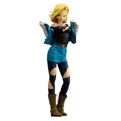 Dragon Ball Flash Charm Android 18 Figure (Blue-Green)