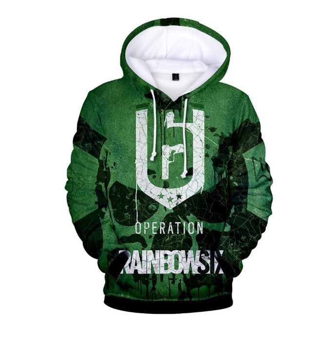 Rainbow Six operation Game Edition Hoodie army green