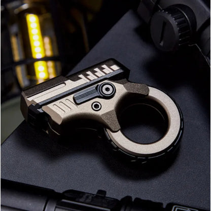 Titanium Alloy Fidget Gun shape Spinner CRAFT
