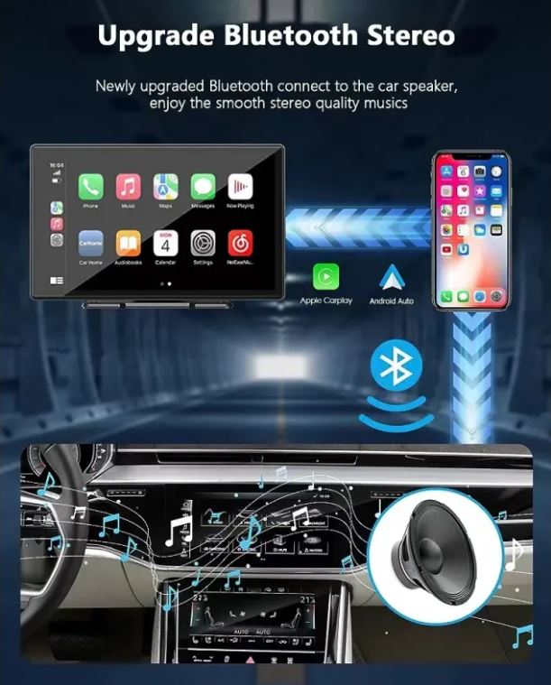 9-inch HD Wireless Vehicle Navigation Driving Recorder camera