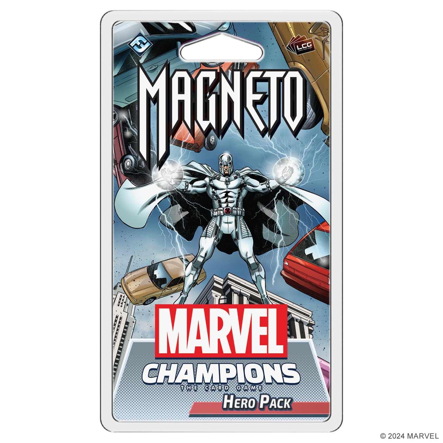 Marvel Champions The Card Game Magneto Hero Pack - Superhero Strategy Game Cooperative Game for Kids and Adults Ages 14+ 1-4 Players 45-90 Minute Playtime Made by Fantasy Flight Games