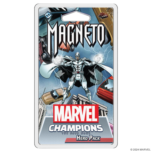 Marvel Champions The Card Game Magneto Hero Pack - Superhero Strategy Game Cooperative Game for Kids and Adults Ages 14+ 1-4 Players 45-90 Minute Playtime Made by Fantasy Flight Games