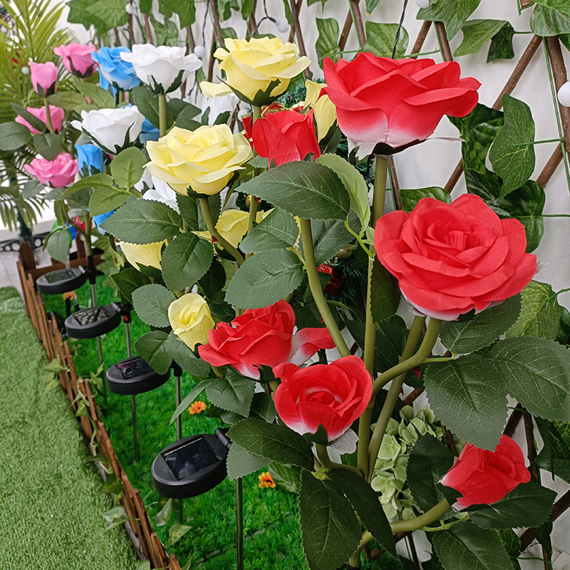 Solar-Powered LED flower shape Garden Light