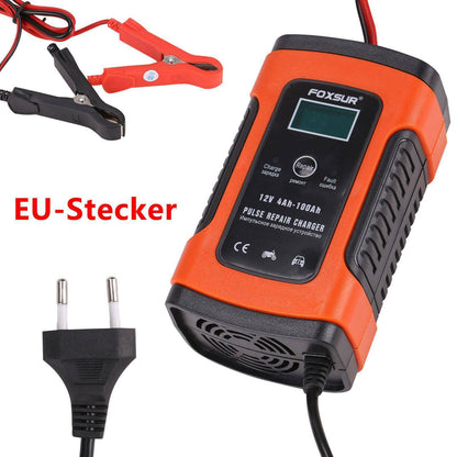 12V Intelligent Universal Battery Charger for Cars Bikes