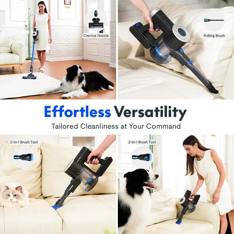 Cordless Vacuum Cleaner 200w 35mins usage with accessories