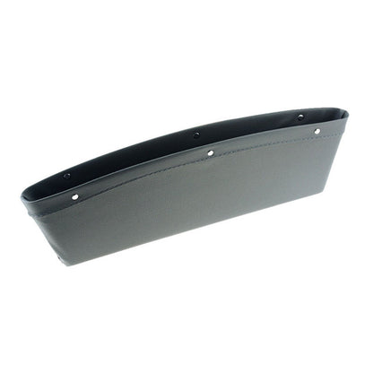 Car Organizer PU Leather Seat Gap Storage Box (1PC)