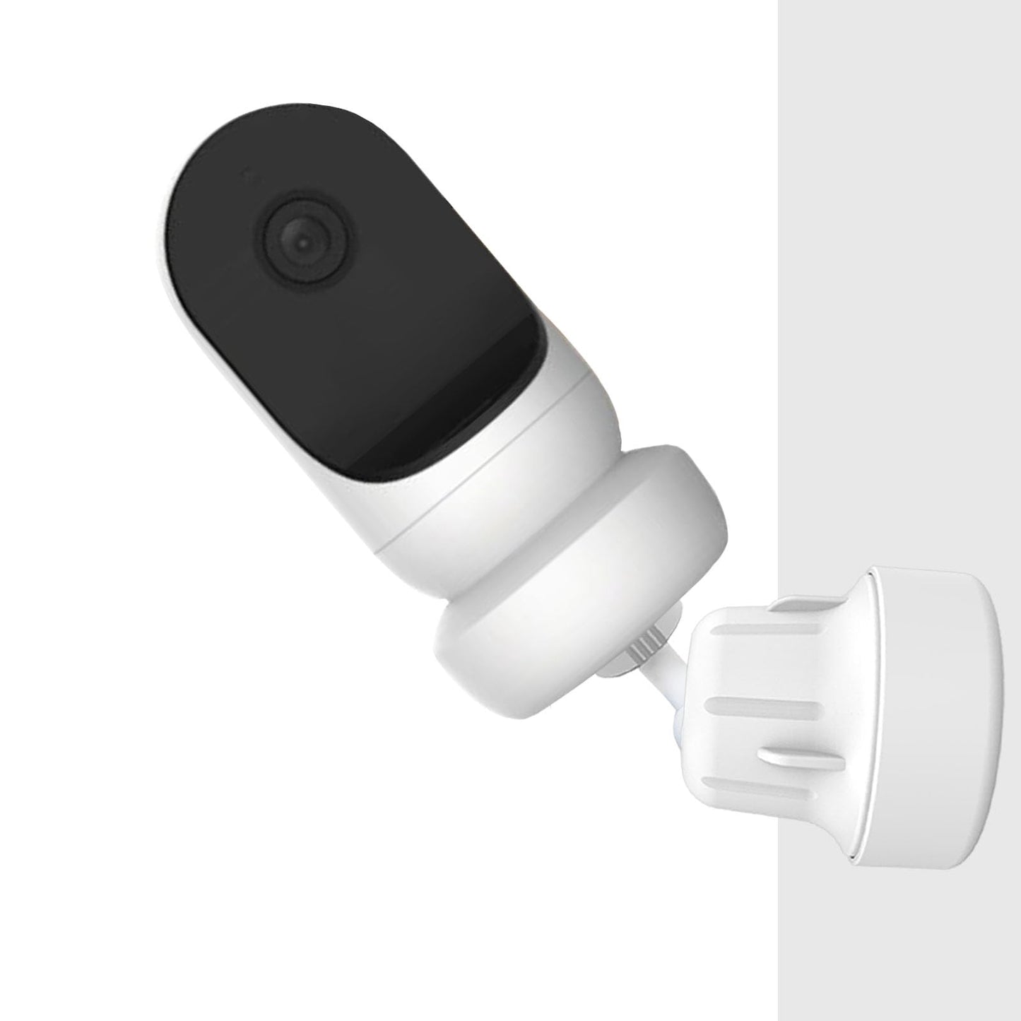 Derebir Adjustable Baby Monitor Wall Mount Compatible with Owlet Cam1/ Cam 2/ Cam Duo/Cam Dream Duo 2 Baby Camera Wall Holder for Baby Monitor with Standard 1/4 Threaded Hole (Camera Not Included)