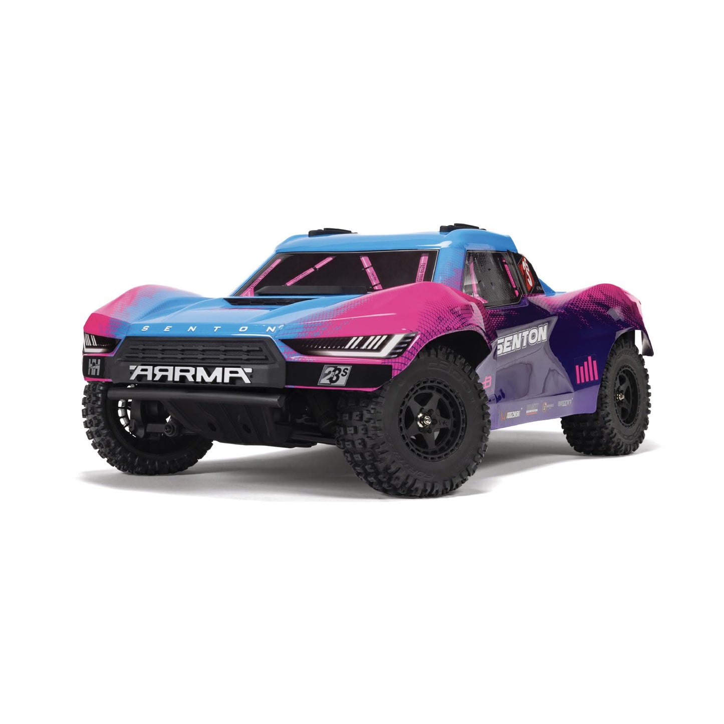 ARRMA RC Truck 1/10 SENTON 4X4 223S BLX BRUSHLESS Short Course Truck RTR (Battery and Charger Not Included) with DSC Blue ARA4303V4T3