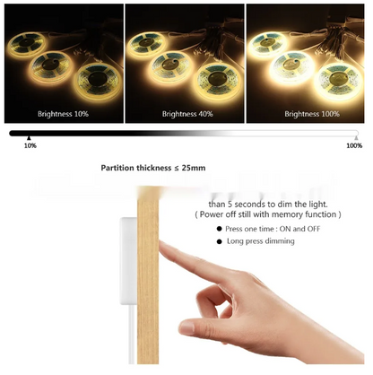 Light Bar touch dimming