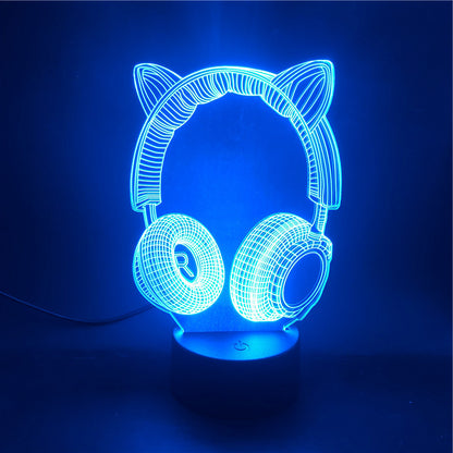 3D Guitar + other Musical instruments Model Night Light with USB and Battery