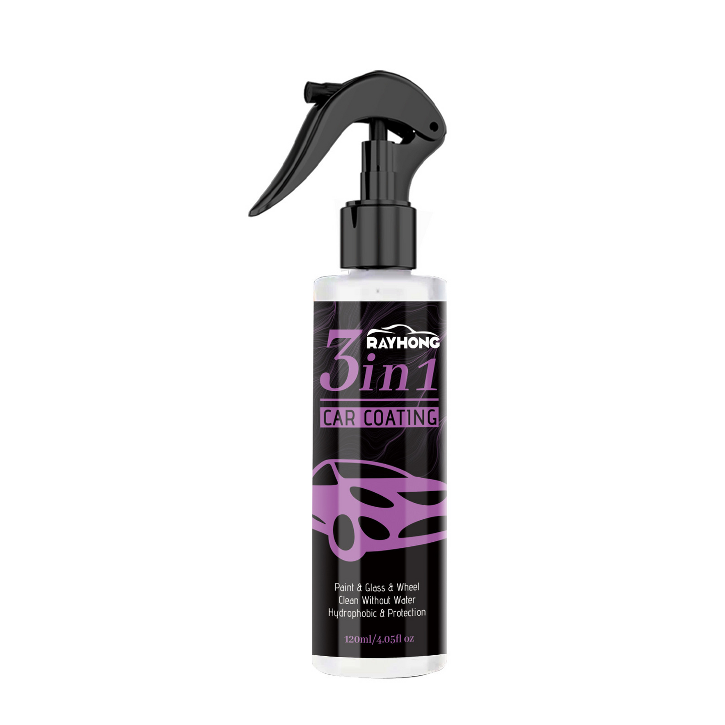 3-in-1 Car Coating Spray Shine Protect