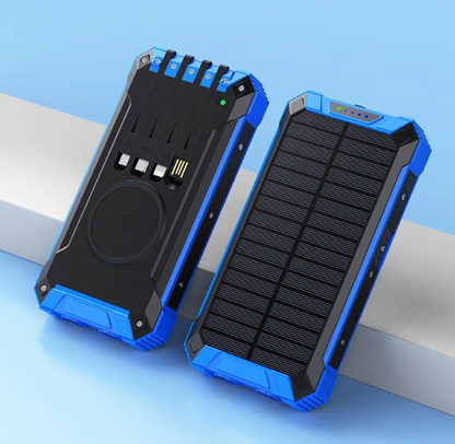 Solar Charge Wireless Power Bank 10000mah / up