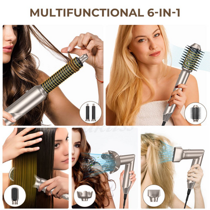Six-in-One Automatic Hair Dryer 1000w