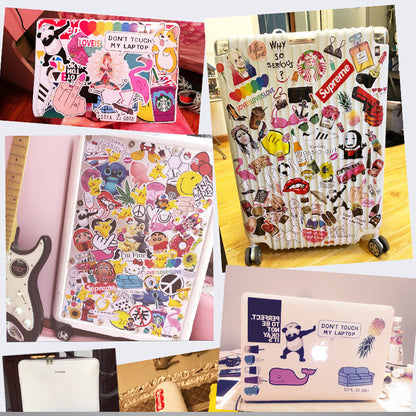 100 Unique Dragon Ball Cartoon Stickers for Luggage