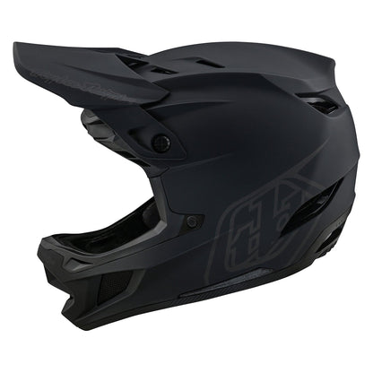 Troy Lee Designs D4 Polyacrylite Adult Mountain Bike Downhill BMX Helmet W/MIPS Stealth Black Large