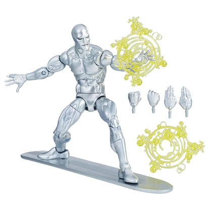 MARVEL Legends Series Silver Surfer Comics Collectible 6-Inch Action Figure with Board Accessory