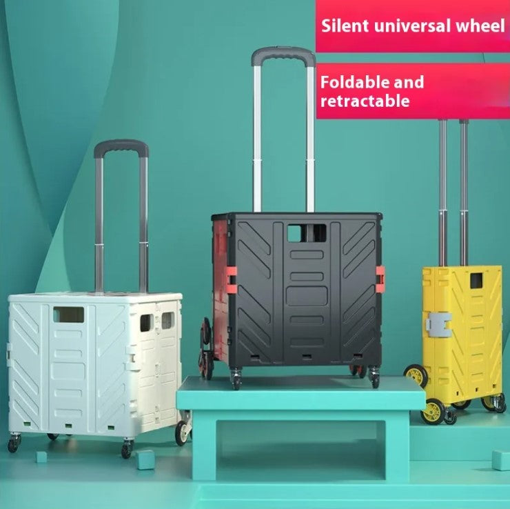 Foldable Portable Shopping Luggage Trolley Cart