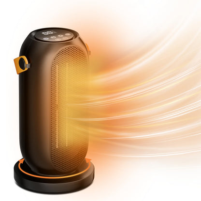 Magshion Portable Electric Heater Small Mini Heaters Indoor Use 3 Modes Thermostat 12h Timer Portable Personal Heater PTC Rapid Heater Quick Safety Heating for Office Room Desk Home