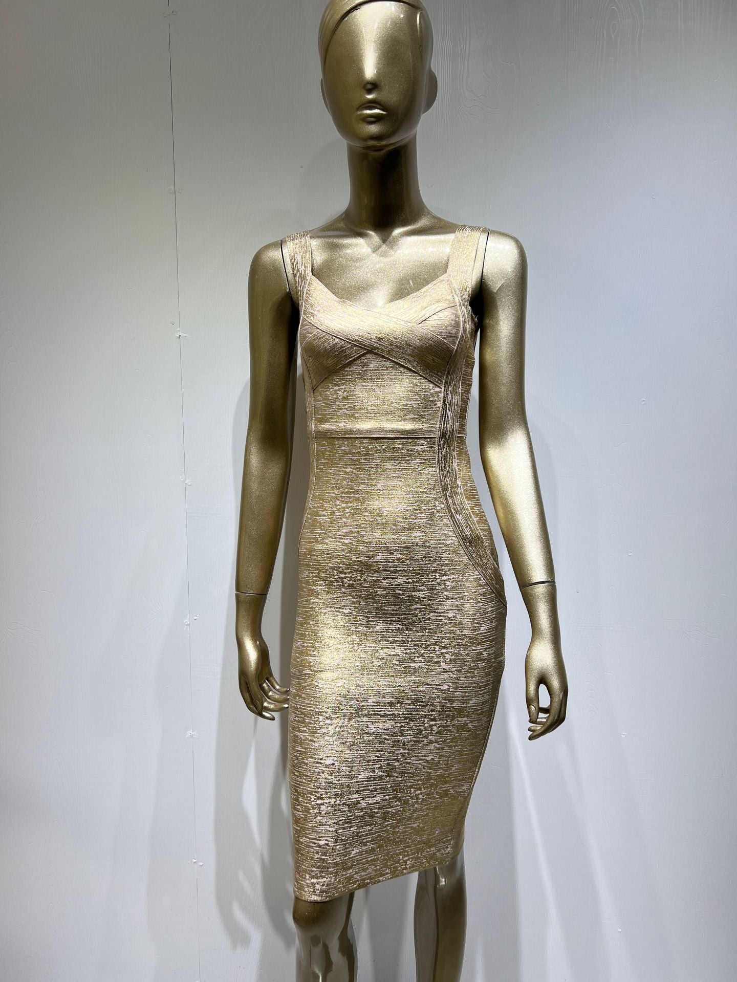 Women Woman Fashion Bandage One-Piece Dress