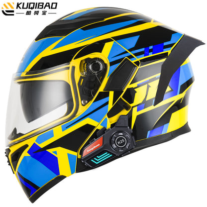 Cool Ride Anti-Fog Dual Lens Bluetooth Motorcycle Helmet
