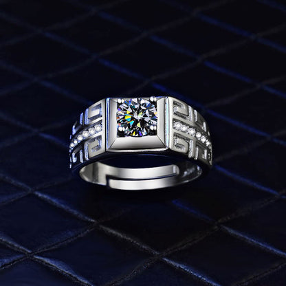European American Men's Couple Ring valentine birthday gift