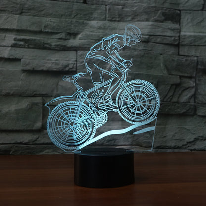 3D Touch Control LED Mountain Bike Lamp night light home decor biker