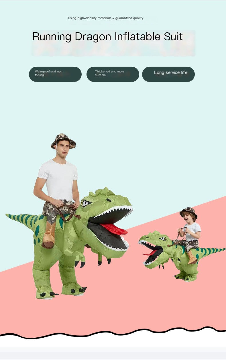 Kids Inflatable T-Rex Dinasour Costume