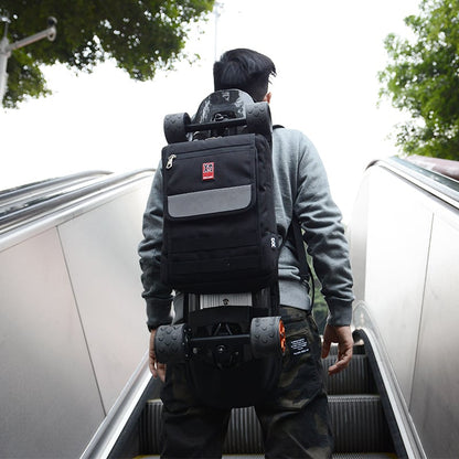 Original Design Double Shoulder Skateboard Bag Backpack