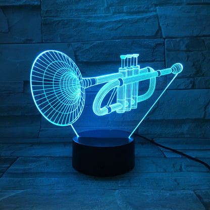 3D Guitar + other Musical instruments Model Night Light with USB and Battery