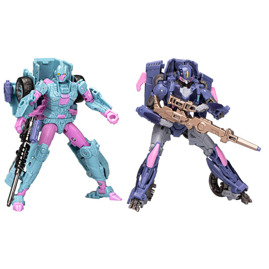 Transformers Toys Legacy Evolution Deluxe Senate Guard Autobot Javelin & Ascenticon Kaskade Deadeye Duel 2-Pack Action Figures for Boys and Girls Ages 8 and Up (Amazon Exclusive)