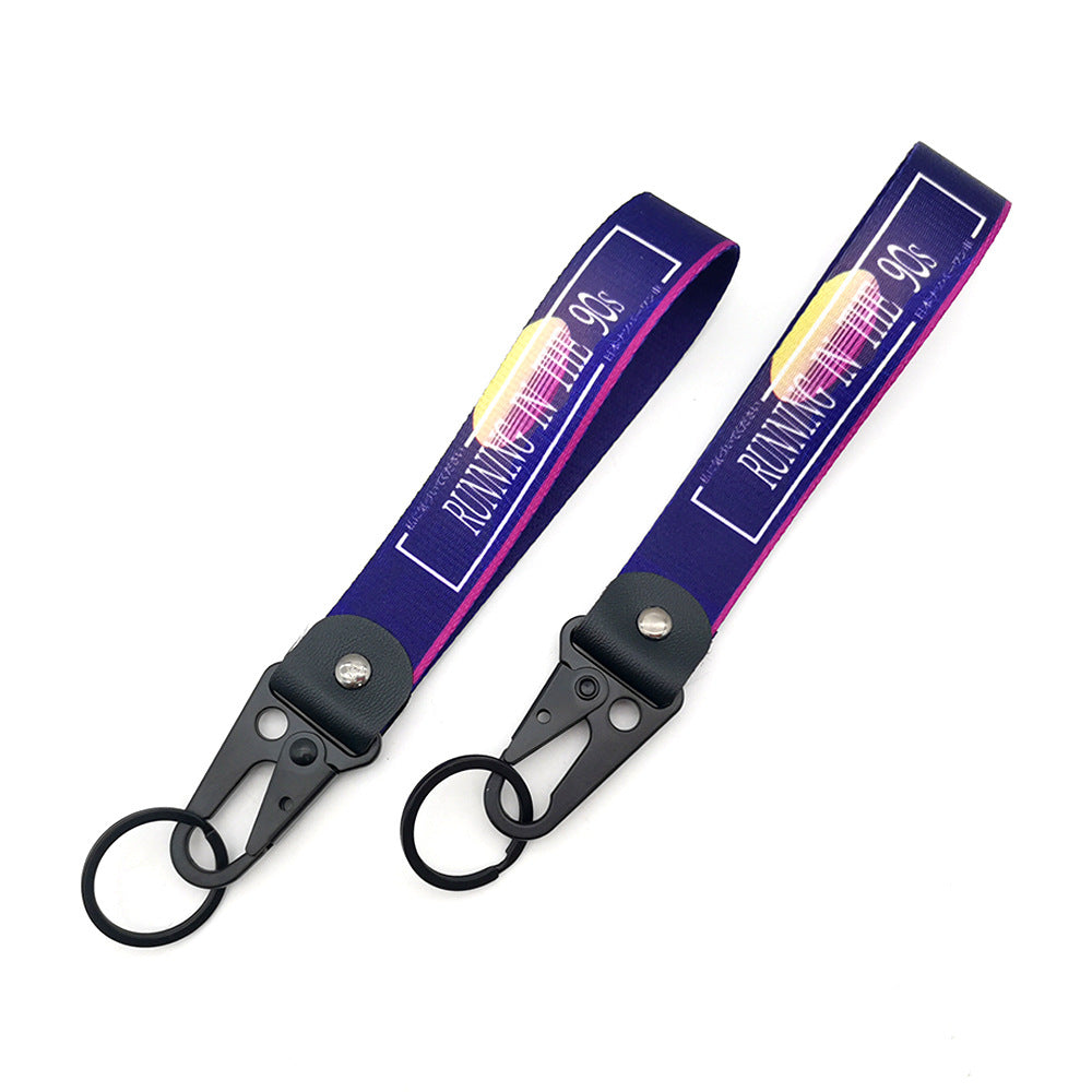 JDM Culture Keychain Wrist Strap with Digital Print 19.5cm x 2.5cm