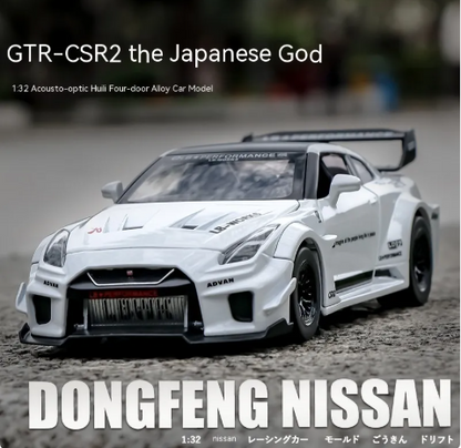Nissan r35 skyline gtr model car