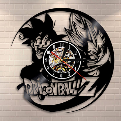 3D Creative Vinyl Clock - Dragon Ball Goku Wall Decor