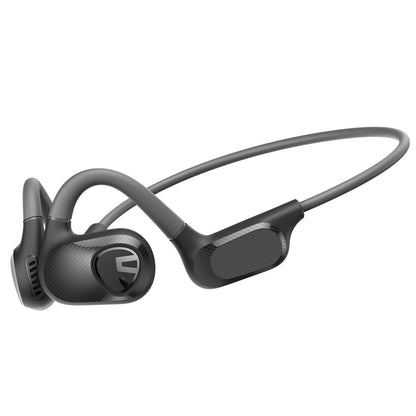 SoundPEATS RunFree Lite2 Open Ear Headphones Bluetooth 5.3 Air Conduction Wireless Headphones Sport Earbuds with Enhanced Bass Dual-Mic Call Noise Reduction Earphones for Cycling