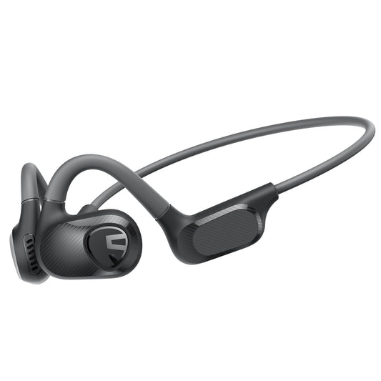 SoundPEATS RunFree Lite2 Open Ear Headphones Bluetooth 5.3 Air Conduction Wireless Headphones Sport Earbuds with Enhanced Bass Dual-Mic Call Noise Reduction Earphones for Cycling