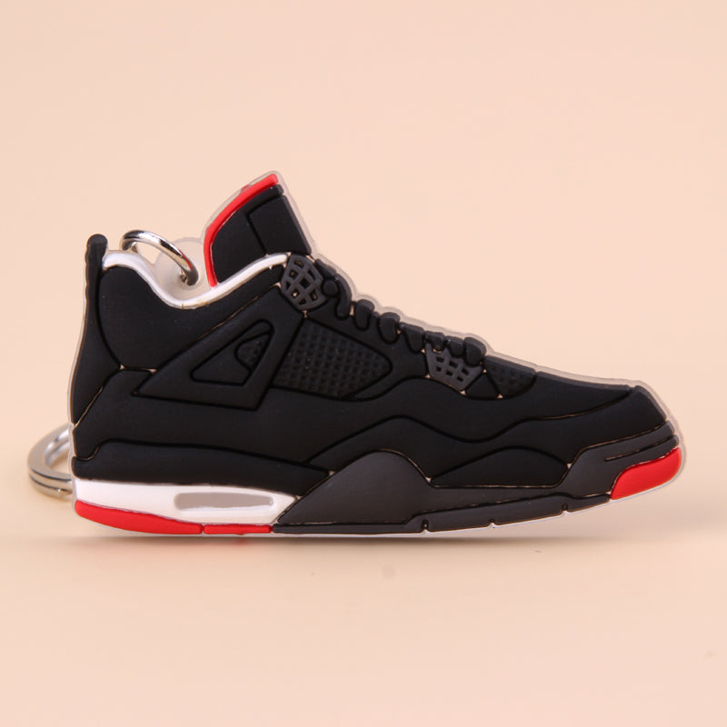 AJ4 Jordan Sneakers Keyring for Fans