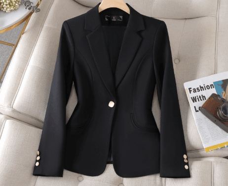 Modern Fitted Women Woman Blazer  - Catarina  (One Piece)